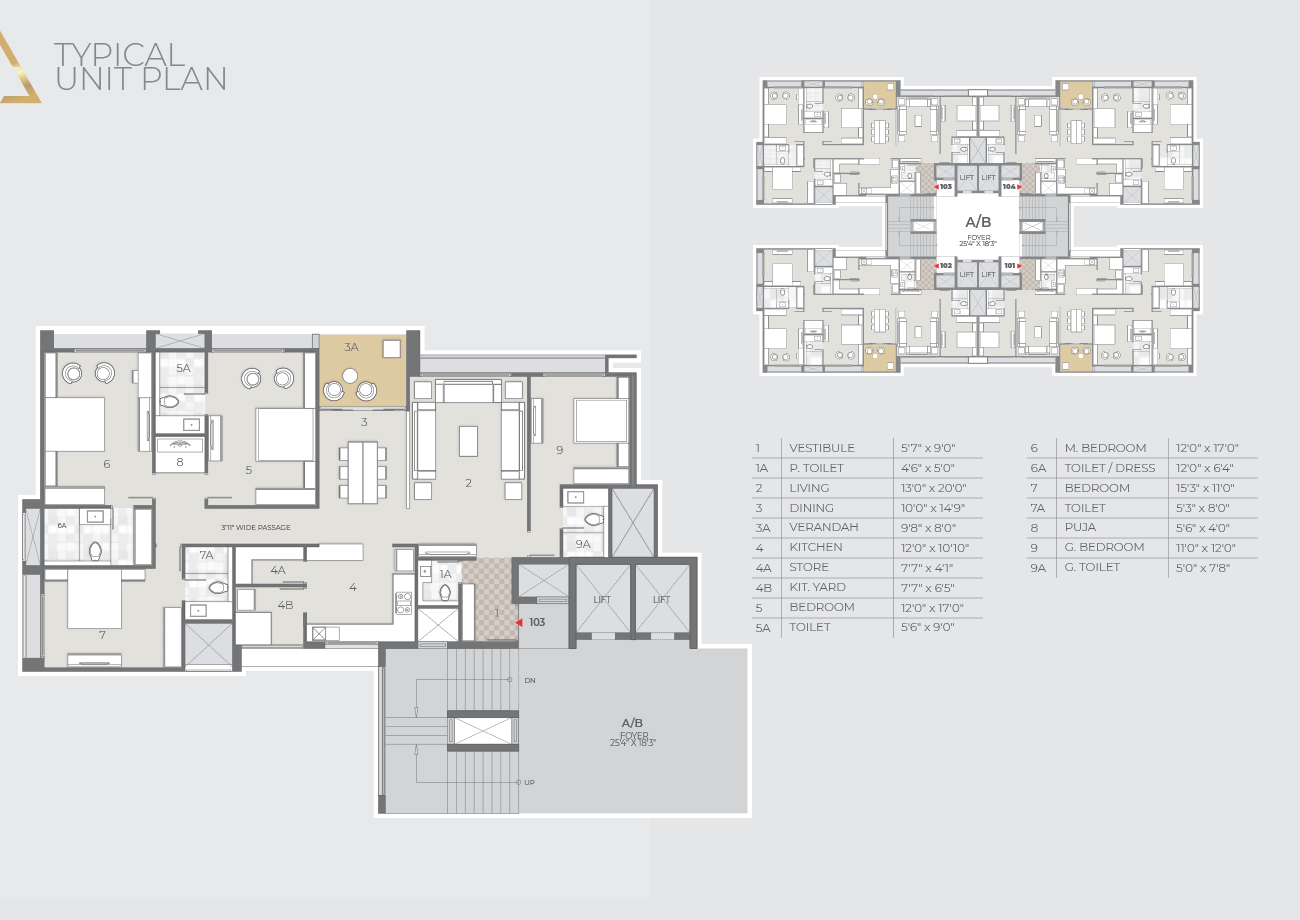 Typical Unit Floor Plan