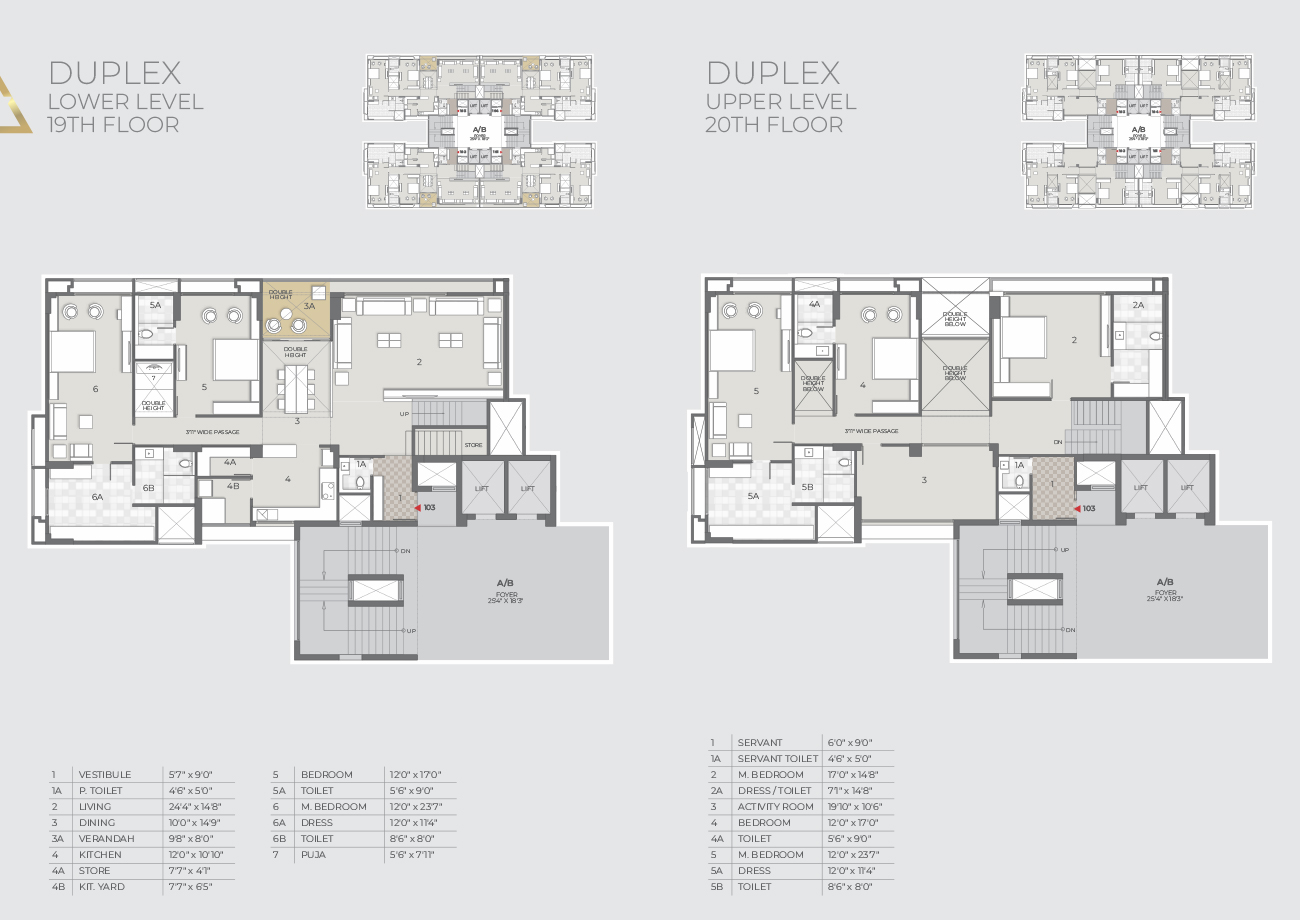 Duplex Floor Plan